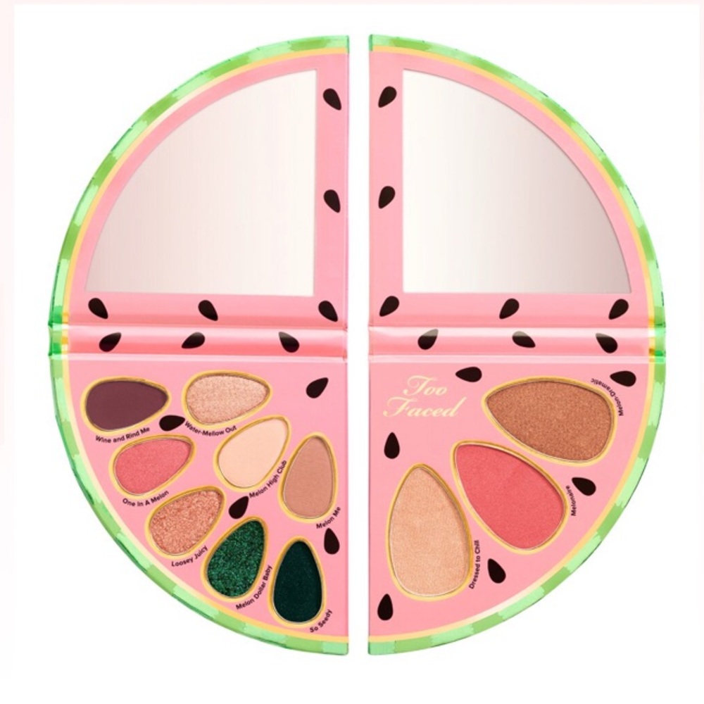 Too Faced Watermelon Slice Face & Eye Palette NWT